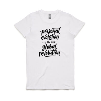 personal evolution is the new global revolution hand script - BNL Thumbnail