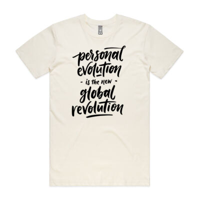 personal evolution is the new global revolution hand script BNL Thumbnail