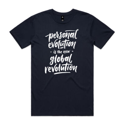 personal evolution is the new global revolution hand script WNL Thumbnail