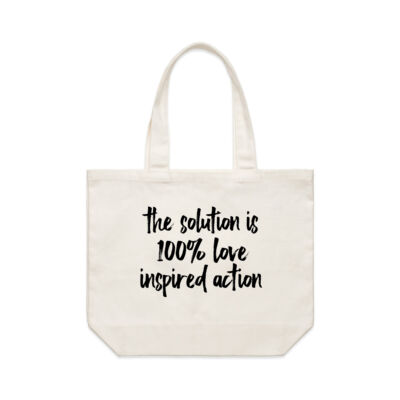 the solution is 100% love inspired action hand script - BNL Thumbnail